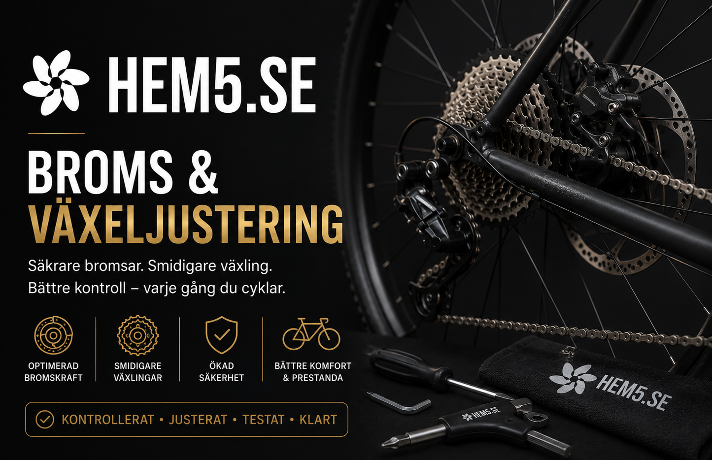 Broms & Växeljustering